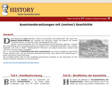 Tablet Screenshot of dringenberg-history.de